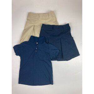 3 Lot Girl's M 7 Cat & Jack/Wonder Nation School Uniform